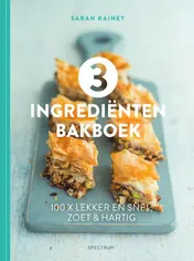 Omslag van 3 ingrediënten bakboek