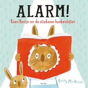 Omslag van Alarm! Koen Konijn en de stiekeme boekenbijter