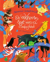 Omslag van De eekhoorn legt een ei