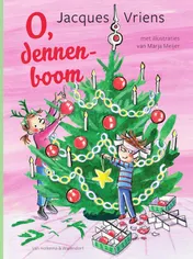 Omslag van O, dennenboom