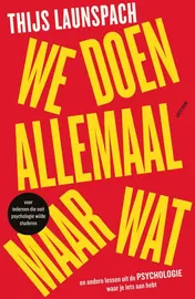Omslag van We doen allemaal maar wat