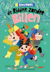 Omslag van De ridder zonder billen - kleurboek