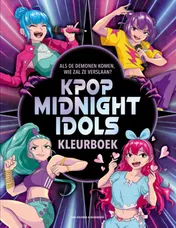Omslag van K-Pop Midnight Idols kleurboek