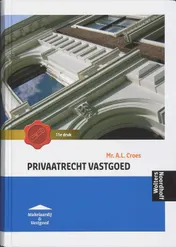 Omslag van Privaatrecht Vastgoed