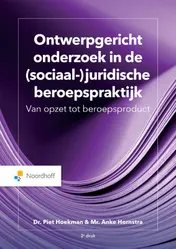 Omslag van Ontwerpgericht onderzoek in de (sociaal-)juridische beroepspraktijk
