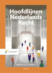 Omslag van Hoofdlijnen Nederlands recht