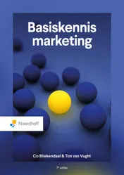 Omslag van Basiskennis marketing - 7e editie