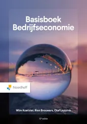 Omslag van Basisboek Bedrijfseconomie
