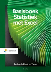 Omslag van Basisboek Statistiek met Excel