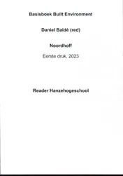 Omslag van Built Environment - BOM Hanzehogeschool