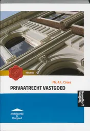 Omslag van Privaatrecht vastgoed