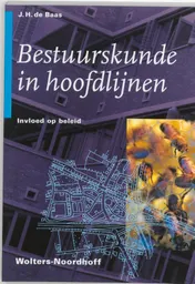 Omslag van Bestuurskunde in hoofdlijnen