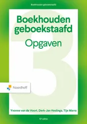 Omslag van Boekhouden Geboekstaafd 3 - opgaven - 10e editie