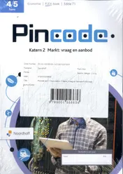 Omslag van Pincode ed 7.1 havo 4 katern 2 Markt, vraag en aanbod FLEX boek