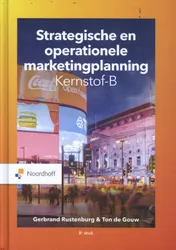 Omslag van Strategische en operationele marketingplanning - Kernstof-B