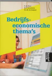 Omslag van Bedrijfseconomische thema's