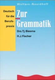 Omslag van Zur Grammatik