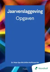 Omslag van Jaarverslaggeving opgaven