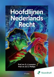 Omslag van Hoofdlijnen Nederlands recht