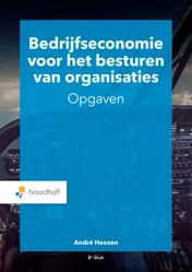 Omslag van Bedrijfseconomie voor het besturen van organisaties - opgaven