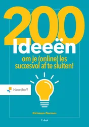 Omslag van 200 ideeën om je (online) les succesvol af te sluiten!