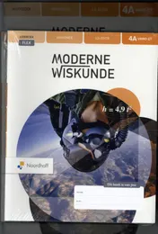 Omslag van Moderne Wiskunde 12e ed vmbo-gt 4a + 4b FLEX leerboek + werkboek
