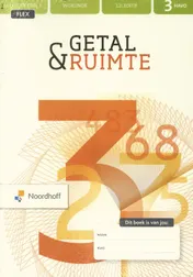 Omslag van Getal & Ruimte 12e ed havo 3 FLEX leerboek 1+2 + werkboek 1+2