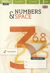 Omslag van Numbers & Space 12 ed havo 3 FLEX leerboek 1+2 + werkboek 1+2