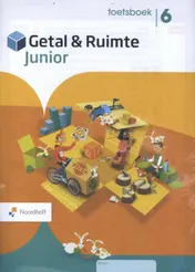 Omslag van Getal & Ruimte Junior leerwerkboek + toetsboek groep 6 set