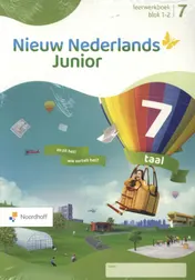 Omslag van Nieuw Nederlands Junior Taal leerwerkboek groep 7 set