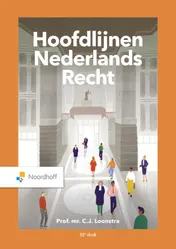 Omslag van Hoofdlijnen Nederlands recht