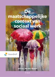Omslag van De maatschappelijke context van sociaal werk