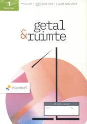 Omslag van Getal & Ruimte 13e ed havo/vwo 1 FLEX leerboek 1+2
