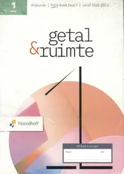 Omslag van Getal & Ruimte 13e ed vwo 1 FLEX leerboek 1+2
