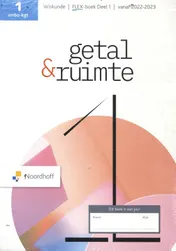 Omslag van Getal & Ruimte 13e ed vmbo-kgt 1 FLEX leerboek 1+2
