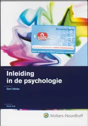Omslag van Inleiding in de psychologie