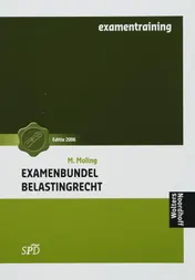 Omslag van Examenbundel belastingrecht SPD