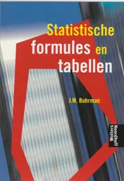 Omslag van Statistische formules en tabellen