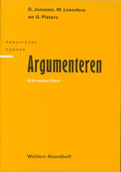 Omslag van Praktische cursus argumenteren antw.
