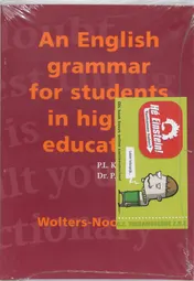 Omslag van An English grammar for students in higher education