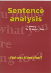 Omslag van Sentence analysis