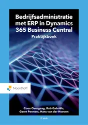 Omslag van Bedrijfsadministratie met ERP in Dynamics 365 Business Central