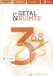 Omslag van Getal & Ruimte 12e ed vmbo-k 3 leerwerkboeken 1 + 2