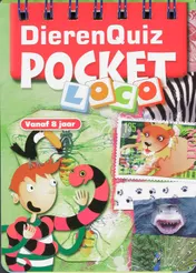 Omslag van Pocket Loco Dierenquiz boekje