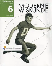Omslag van Moderne Wiskunde 11e ed vwo 6 D FLEX leerboek + hulpboek