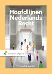 Omslag van Hoofdlijnen Nederlands recht
