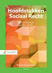 Omslag van Hoofdstukken Sociaal Recht editie 2020