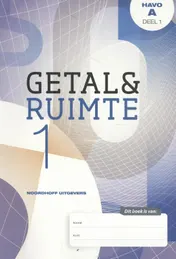 Omslag van deel 1 havo A