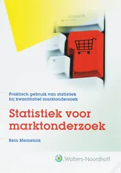 Omslag van Statistiek voor marktonderzoek
