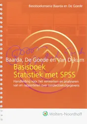 Omslag van Basisboek Statistiek met SPSS